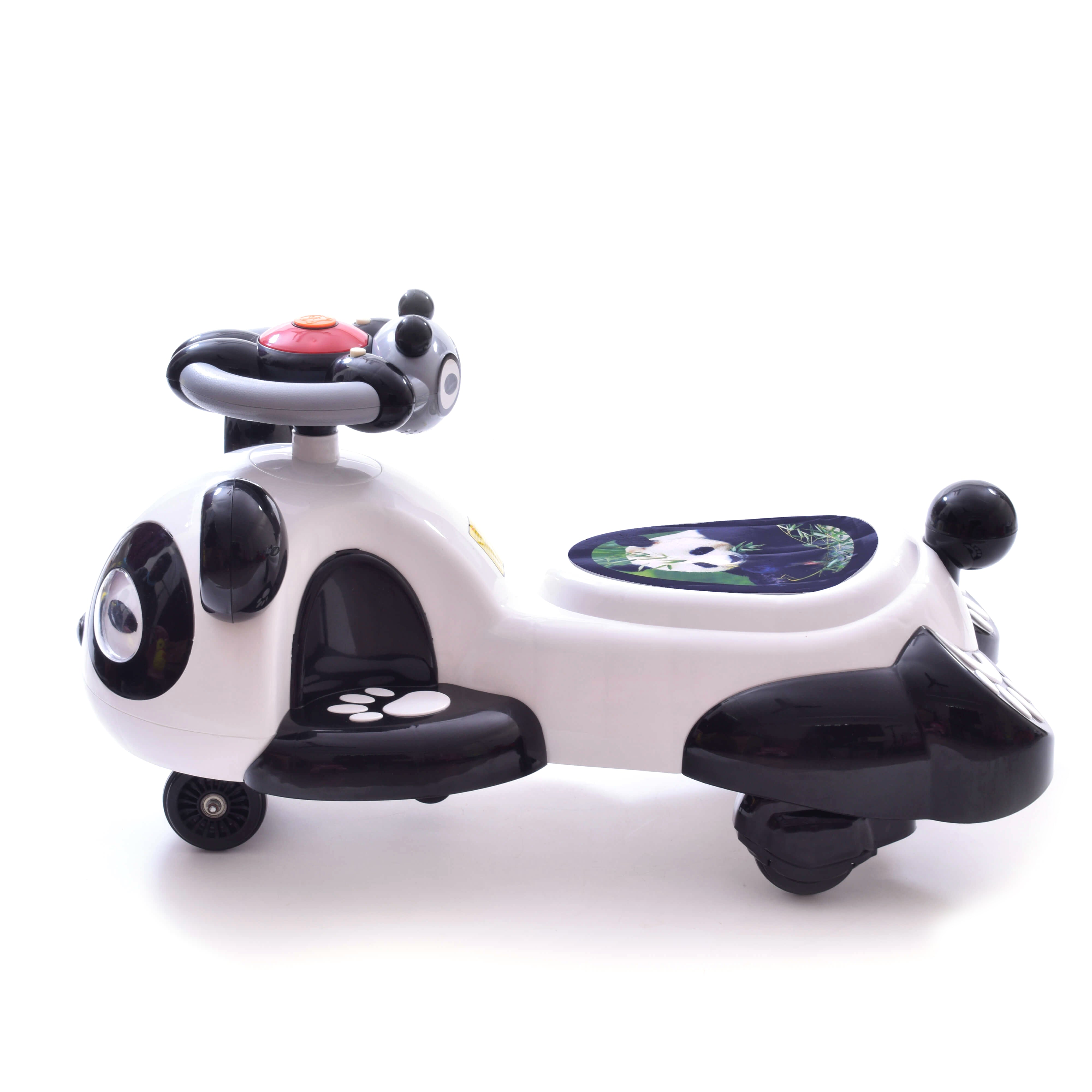 Kids Panda Twister Magic Car White