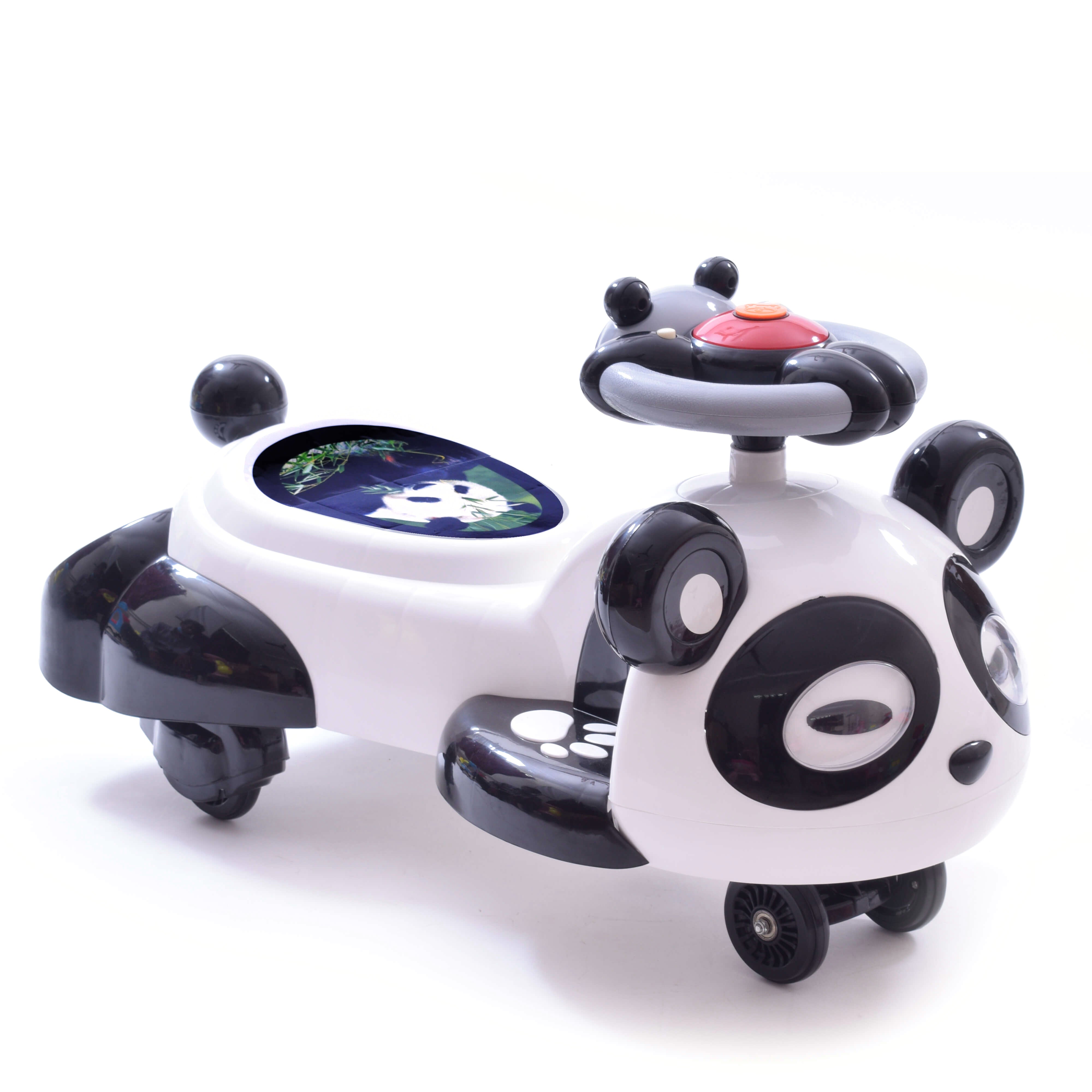 Kids Panda Twister Magic Car White