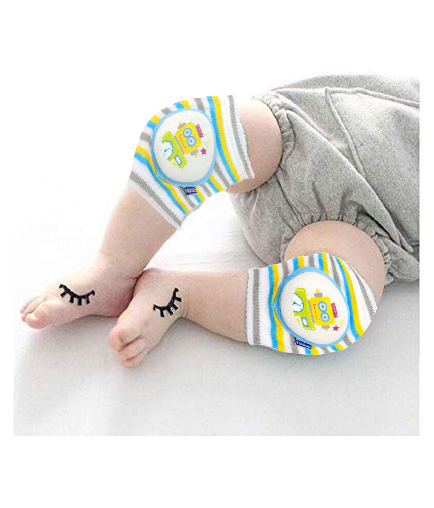 Hopop Elbow & Knee Pad for Baby - Yellow 6m+
