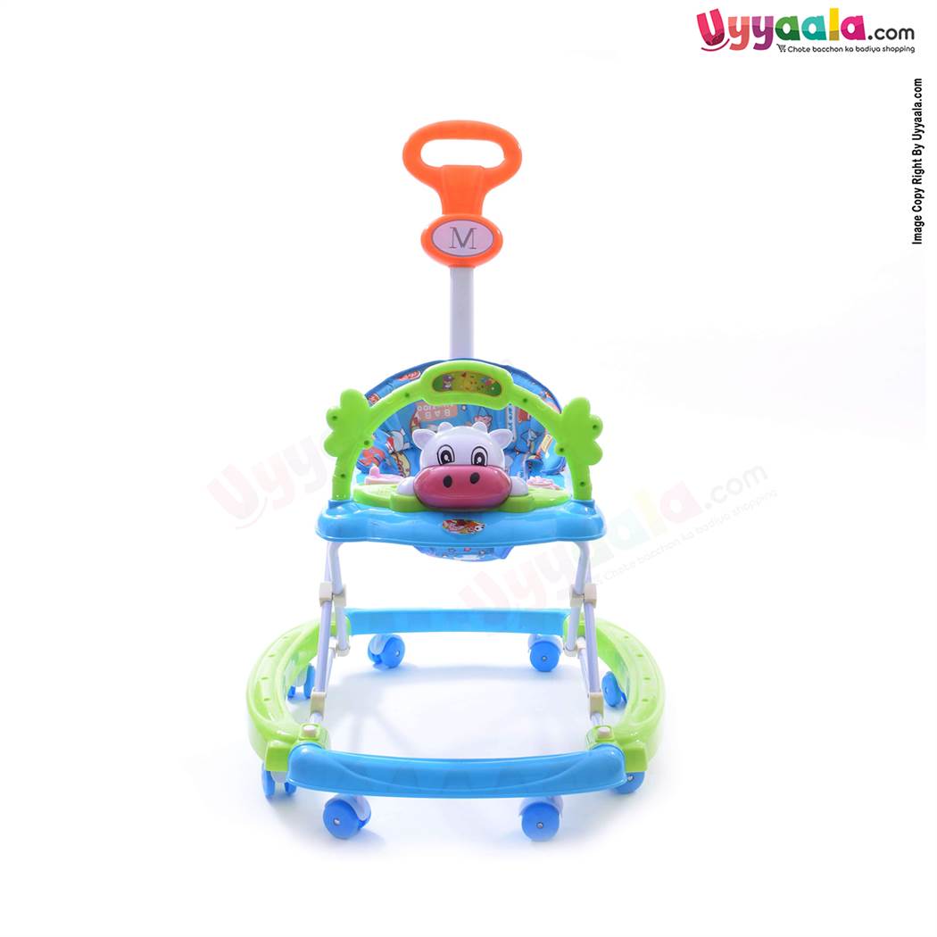 BAYBEE Walker Cum Rocker 3 In 1 Calf - Blue, Green-uyyala-com.myshopify.com-Walkers-Baybee