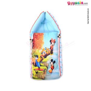 DISNEY Baby Carry Nest (Sleeping Bag) Cotton Disney Print 0+m Age, Blue
