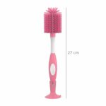 Dr Browns Natural Flow Soft Touch Bottle Brush, Pink
