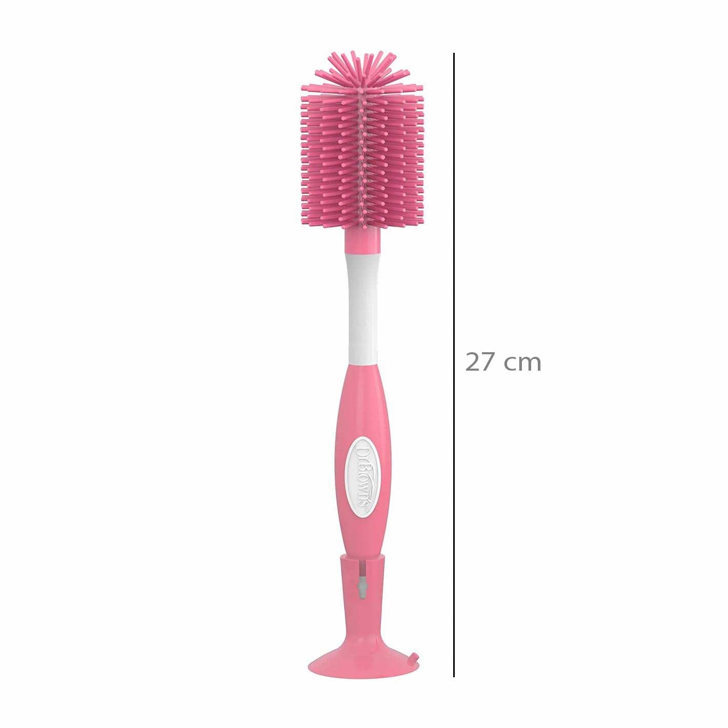 Dr Browns Natural Flow Soft Touch Bottle Brush, Pink