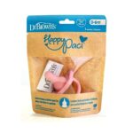 DR.Brown's Happy Paci Silicone Soother, Pink (0-6m)