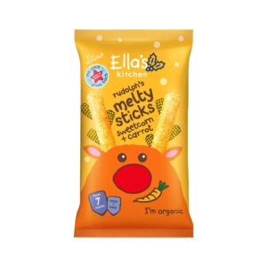 Ella's Kitchen Organic Melty Sticks with Sweetcorn, Carrot for Babies - 7+months
