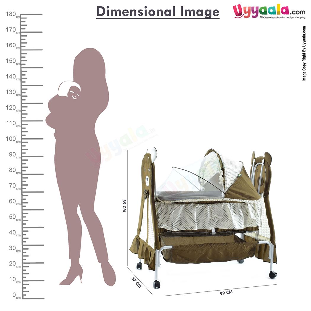 Cradle With Mosquito Protection Net  for babies