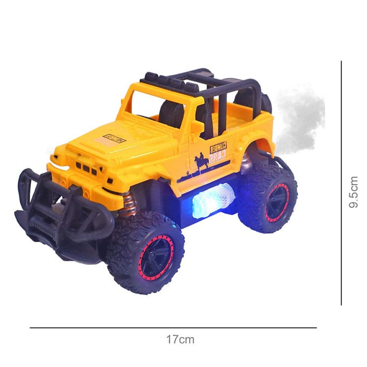 Buy Jeep Remote Control Battery Toy with Mist Smoke effect - Yellow Online in India at uyyaala.com