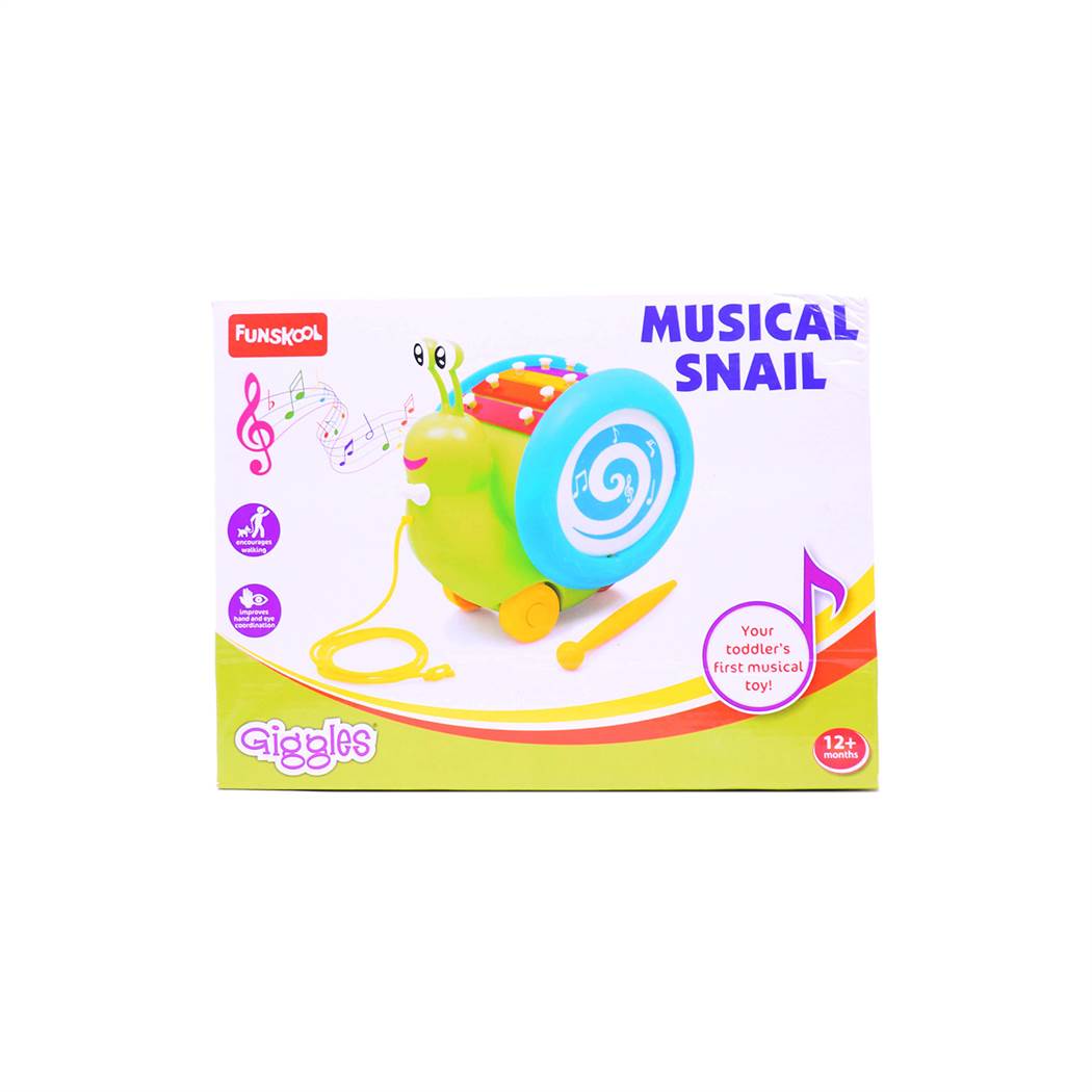 Funskool Giggles Musical Snail 6pcs
