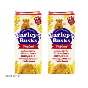 HEINZ Farley's Rusks, Original Flavour - 150gms, 4+months, 1pack, Pack of 2