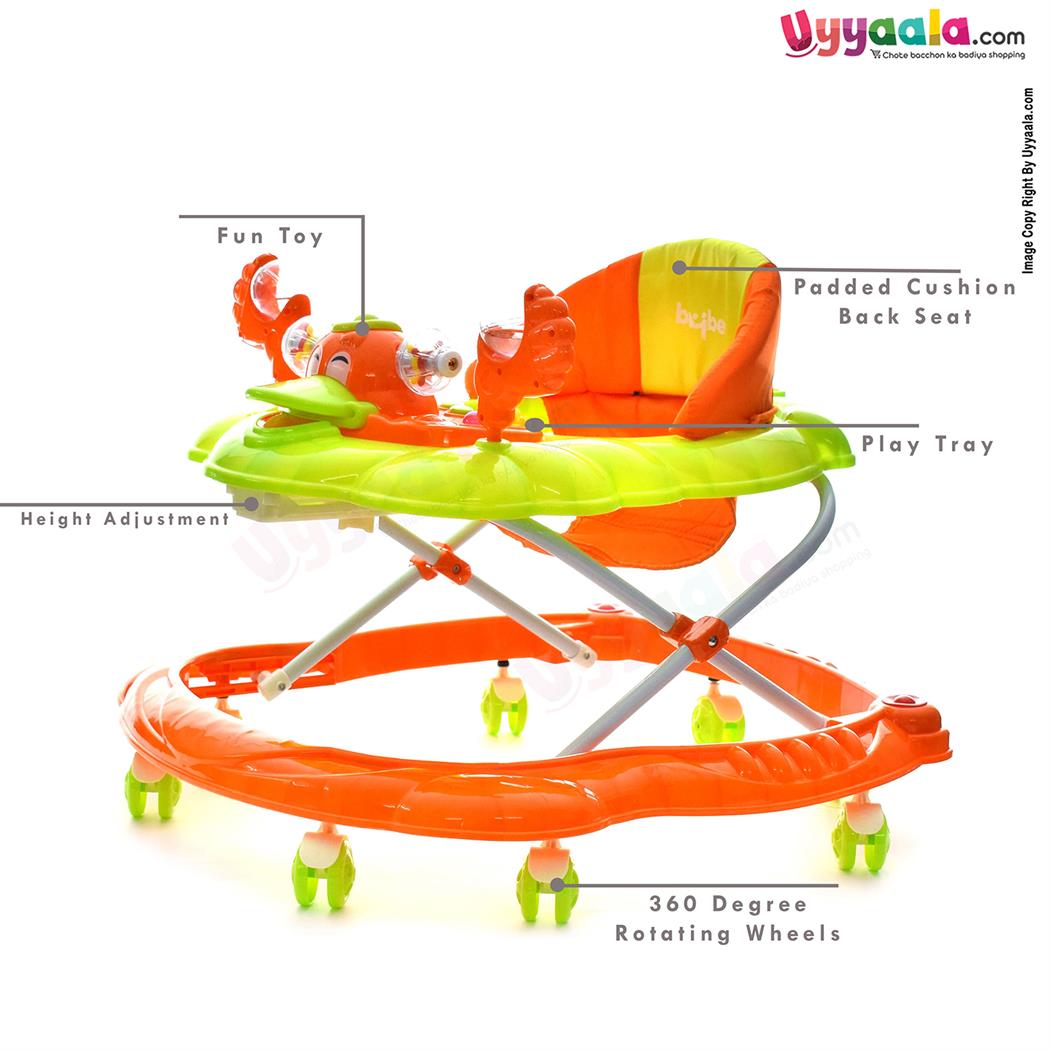 BAYBEE Walker Duck - Green, Orange-uyyala-com.myshopify.com-Walkers-Baybee