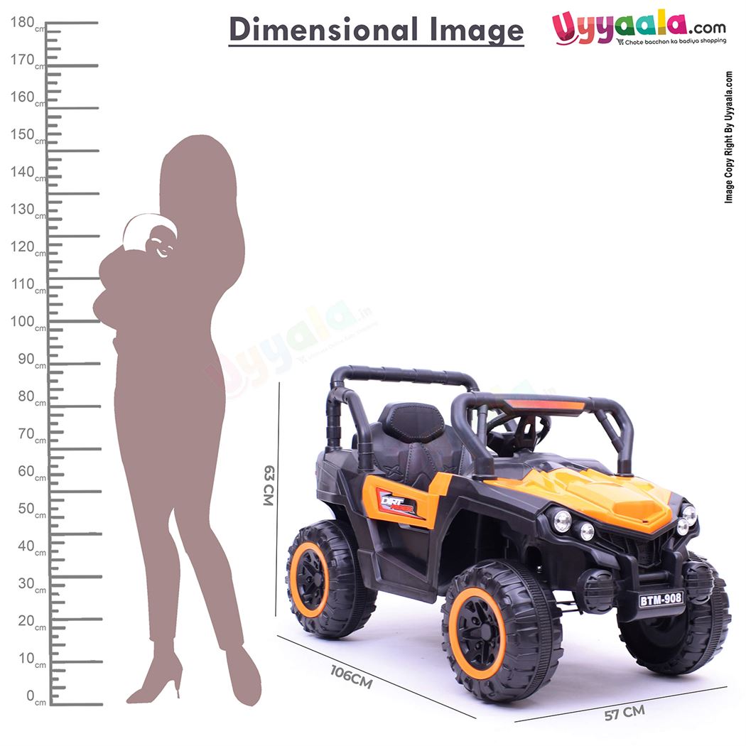 Dirt Rider Battery Operated Jeep for kids