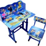 Study table for kids (wooden), with chair & height adjustable, 3 + years