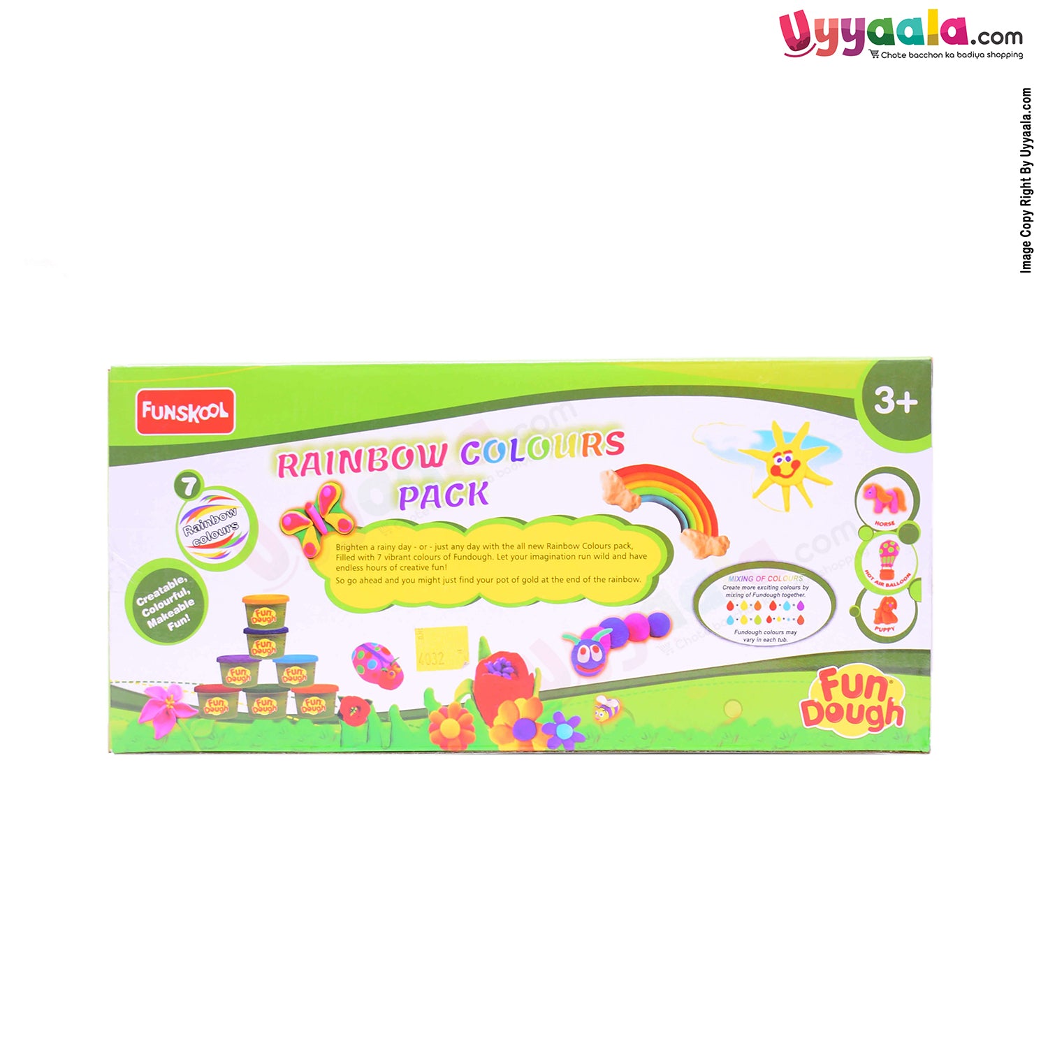 Fundough Rainbow Colors