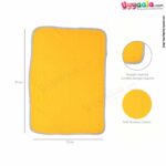 Soft hosiery cotton hooded towel for babies, Yellow