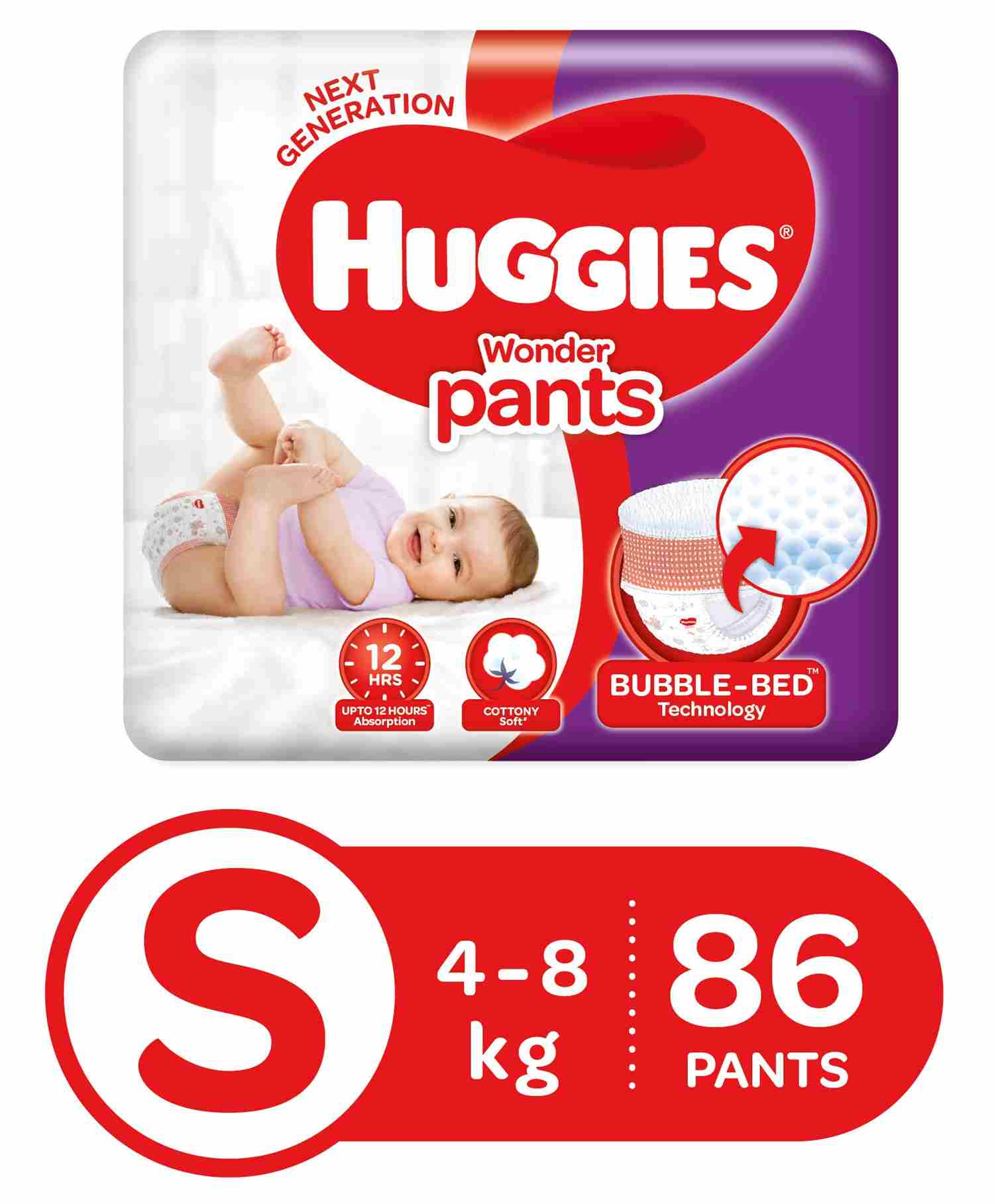 HUGGIES Wonder Pants Small (4 to 8 Kg)