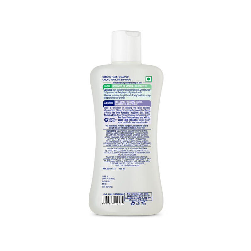 CHICCO Baby moments no tears shampoo -100ml