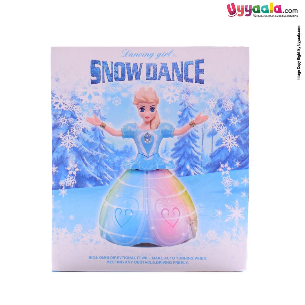 DIDAI Dancing Girl Snow Dance Battery Operated Toy Blue 3+ Age, Blue-uyyala-com.myshopify.com-Toys (battery operated)-Didai