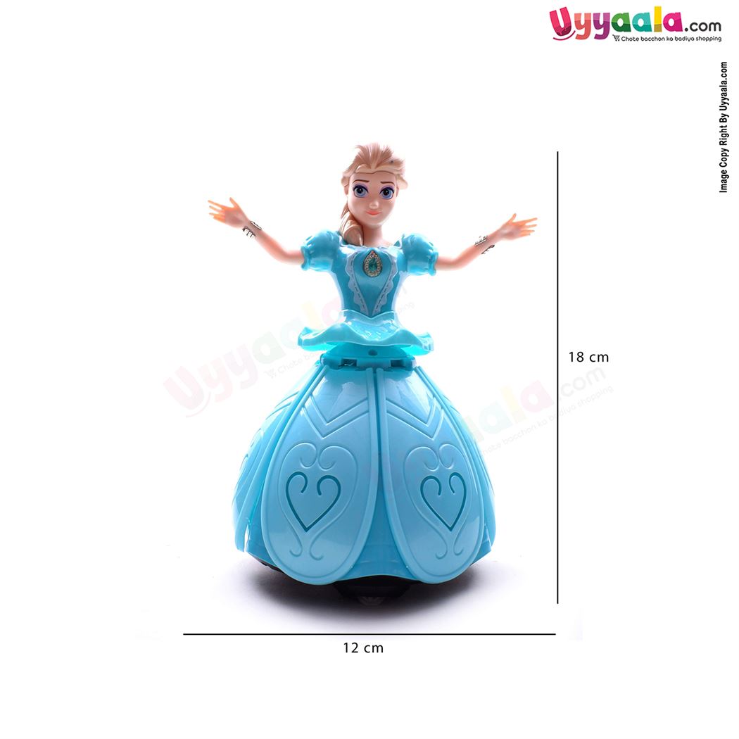DIDAI Dancing Girl Snow Dance Battery Operated Toy Blue 3+ Age, Blue-uyyala-com.myshopify.com-Toys (battery operated)-Didai