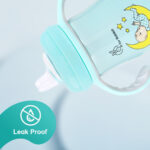 R FOR RABBIT Steebo Crescent Stainless Steel Feeding Bottle With Twin Handle - Blue 240ml