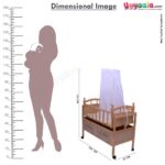 Wooden Cradle for babies