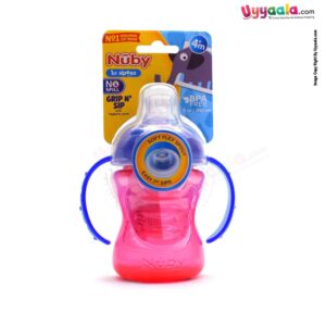 Nuby 1St Sipeez 'Grip n Sip' With Hygienic Cover Sipper Soft Flex Spout 240ml 4+m Age